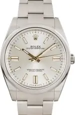 Cheapest Supreme Rolex Oyster Perpetual 41mm Silver Dial Super Clone
