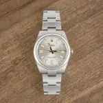Cheapest Supreme Rolex Oyster Perpetual 41mm Silver Dial Super Clone - Image 5