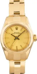 Cheapest Supreme Rolex Oyster Perpetual 6718 Yellow Gold Vintage