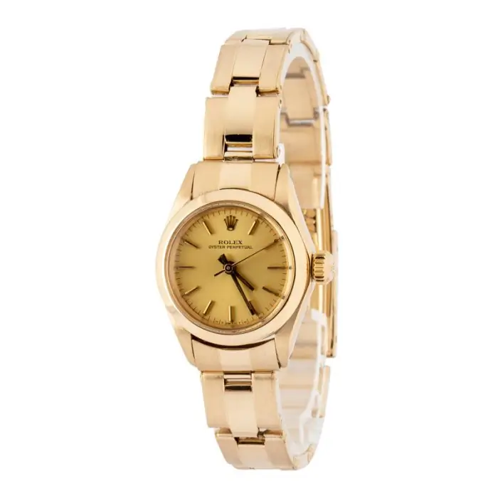 Cheapest Supreme Rolex Oyster Perpetual 6718 Yellow Gold Vintage - Image 3