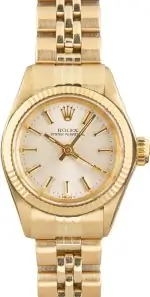 Cheapest Rolex 6719 Yellow Gold Vintage Ladies Oyster Perpetual