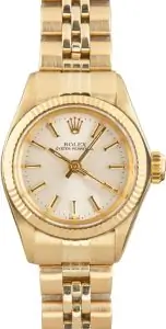 Cheapest Rolex 6719 Yellow Gold Vintage Ladies Oyster Perpetual
