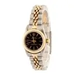 Cheapest Rolex Oyster Perpetual 67193 Black Dial Two-Tone - Image 3