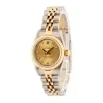 Cheapest Rolex 67193 Champagne Diamond Dial Two-Tone Watch - Image 3