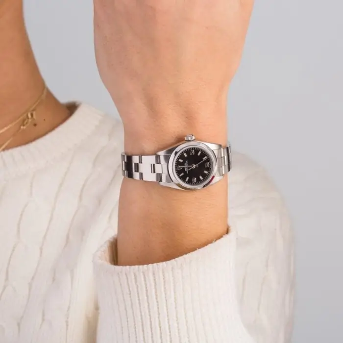 Cheapest Supreme Rolex Oyster Perpetual 24mm 1999 Black Dial - Image 5
