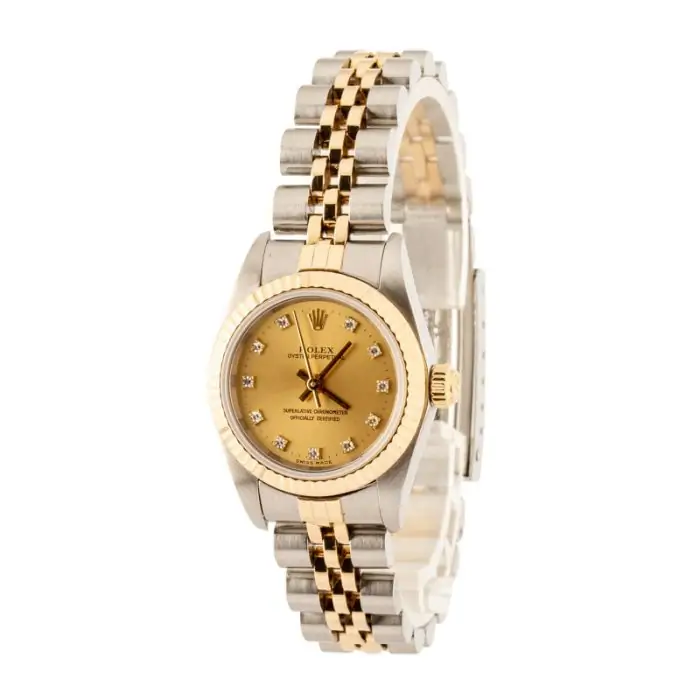 Clean Factory Supreme Rolex Oyster Perpetual 76193 Two-Tone - Image 3