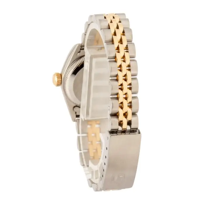 Cheapest Rolex Oyster Perpetual 76193 Silver Dial Two-Tone - Image 4