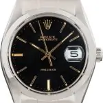 Cheapest Rolex OysterDate 6694 Black Dial 34mm Manual Watch