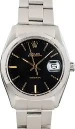 Cheapest Rolex OysterDate 6694 Black Dial 34mm Manual Watch