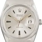 Cheapest Rolex Oysterdate 6694 Silver Dial Vintage 34mm