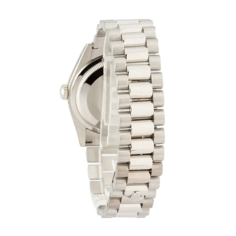 Cheapest Rolex Day-Date 36 Platinum 118206 Silver Roman Dial