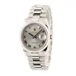 Cheapest Rolex Day-Date 36 Platinum 118206 Silver Roman Dial - Image 3