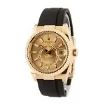 Cheapest Rolex Sky-Dweller 326238 Champagne Dial Yellow Gold - Image 3