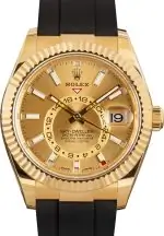 Cheapest Rolex Sky-Dweller 326238 Champagne Dial Yellow Gold