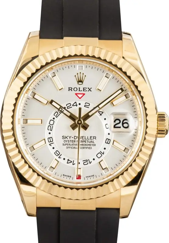 Cheapest Supreme Rolex Sky-Dweller 326238 White Dial 42mm