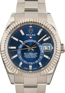 Cheapest Rolex Sky-Dweller 326934 Blue Super Clone Clean Factory