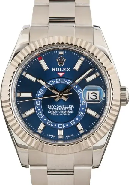 Cheapest Rolex Sky-Dweller 326934 Blue Super Clone Clean Factory