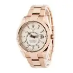Best Clone Rolex Sky-Dweller 326935 Rose Gold White Dial - Image 3