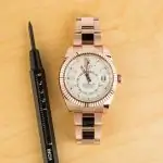 Best Clone Rolex Sky-Dweller 326935 Rose Gold White Dial - Image 6