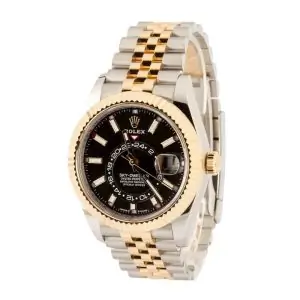 Cheapest Rolex Sky-Dweller 336933 Two-Tone Black Dial Super Clone
