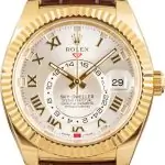 Cheapest Rolex Sky-Dweller 326138 18k Yellow Gold Luxury Watch