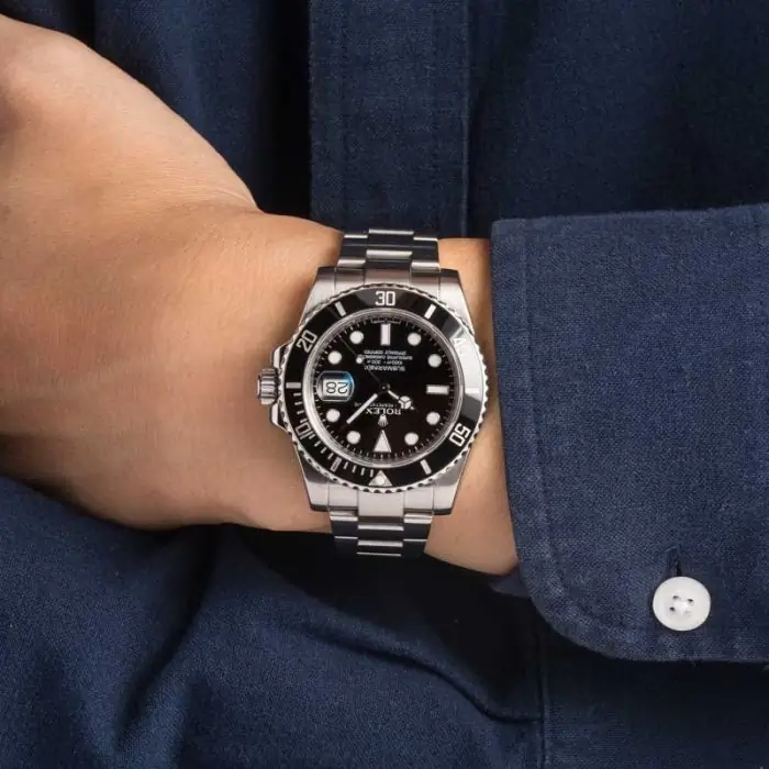 Cheapest Rolex Submariner 116610 Black Steel Super Clone Watch - Image 5