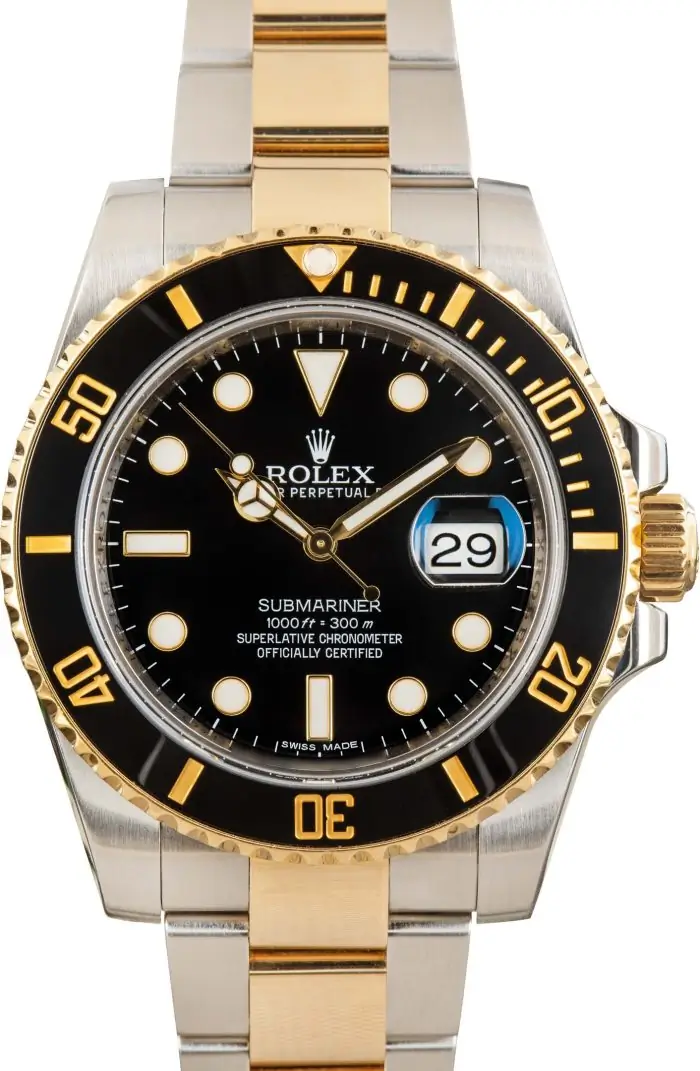 Clean Factory Supreme Rolex Submariner 116613 Black Super Clone - Image 2