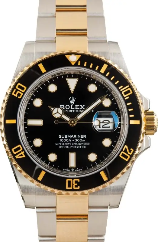 Clean Factory Supreme Rolex Submariner 126613 Two-Tone Black Dial