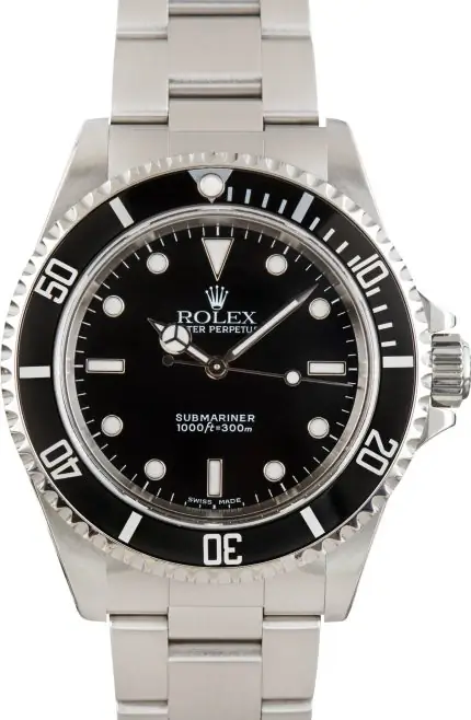 Clean Factory Supreme Rolex Submariner 14060M Black No Date Super Clone