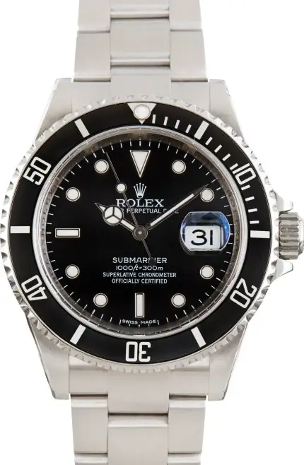 Cheapest Rolex Submariner 16610T Steel No Holes 2009