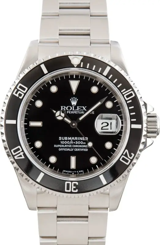 Cheapest Pre-Owned Rolex Submariner 16610 Stainless Steel 1994