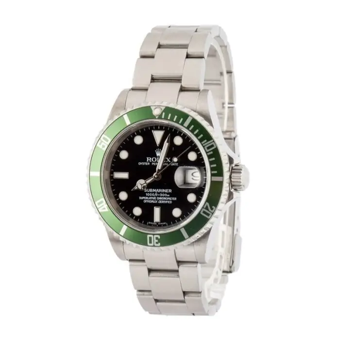 Clean Factory Super Clone Rolex Submariner 16610LV Kermit 2007 - Image 3