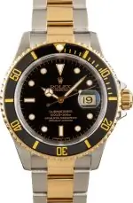 Cheapest Rolex Submariner 16613 Black Dial Steel Gold 1991