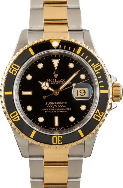 Cheapest Rolex Submariner 16613 Black Dial Steel Gold 1991