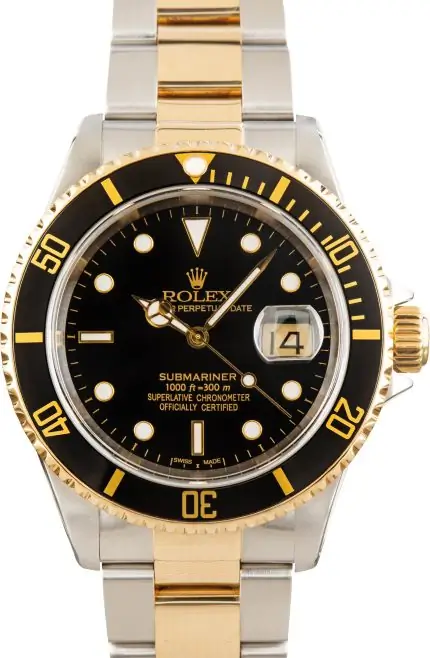 Clean Factory Supreme Rolex Submariner 16613 Two-Tone Clone