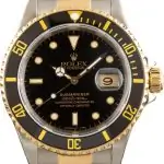1991 Rolex Submariner 16613 Steel Gold Best Clone