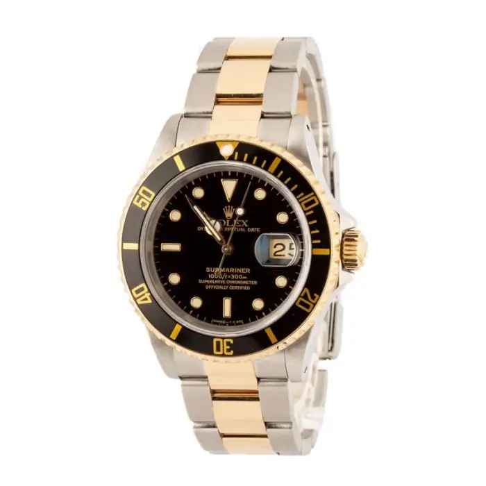 Cheapest Rolex Submariner 16613 Two-Tone Black Dial 40mm - Image 3