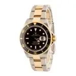 Clean Factory Supreme Rolex Submariner 16613 Two-Tone Black Dial - Image 3