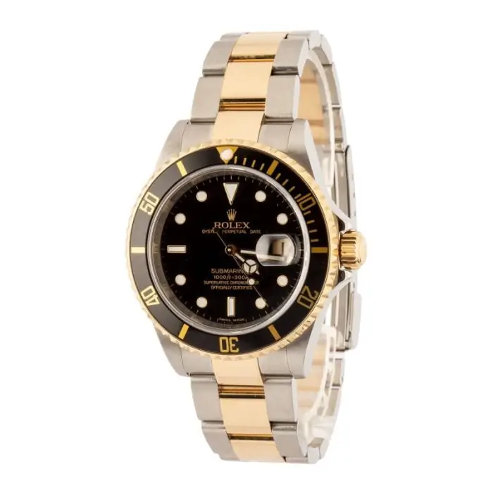 Clean Factory Supreme Rolex Submariner 16613 Two-Tone Black Dial - Image 3