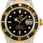 Cheapest Rolex Submariner 16613 Two-Tone Black Dial 40MM