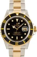 Cheapest Rolex Submariner 16613 Two-Tone Black Dial 40mm