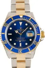 Best Clone Rolex Submariner 16613 Two-Tone Blue Dial 40mm