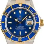 Cheapest Rolex Submariner 16613 Blue Two-Tone Super Clone Watch
