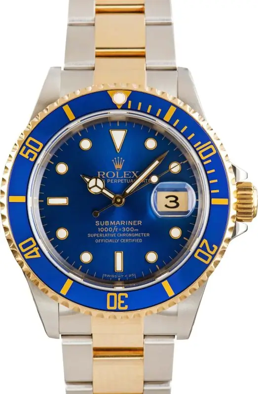 Cheapest Rolex Submariner 16613 Blue Two-Tone Super Clone Watch