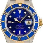Clean Factory Supreme Rolex Submariner 16613 Blue Two-Tone Clone