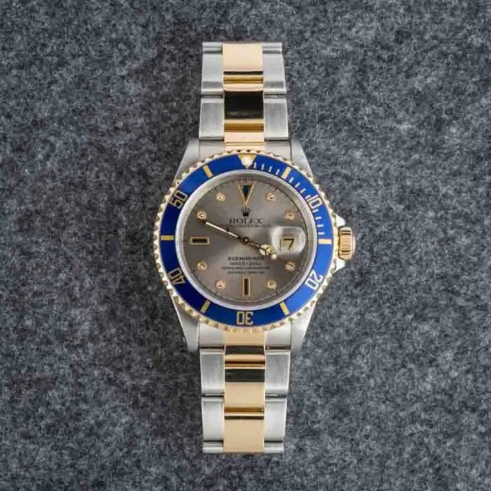 Clean Factory Supreme Rolex Submariner 16613 Serti Clone - Image 5