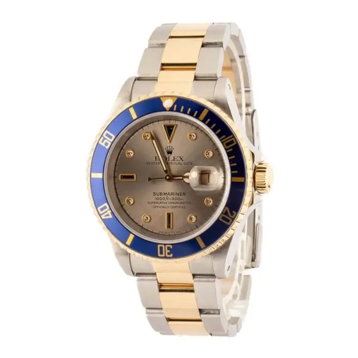 Clean Factory Supreme Rolex Submariner 16613 Serti Clone - Image 3