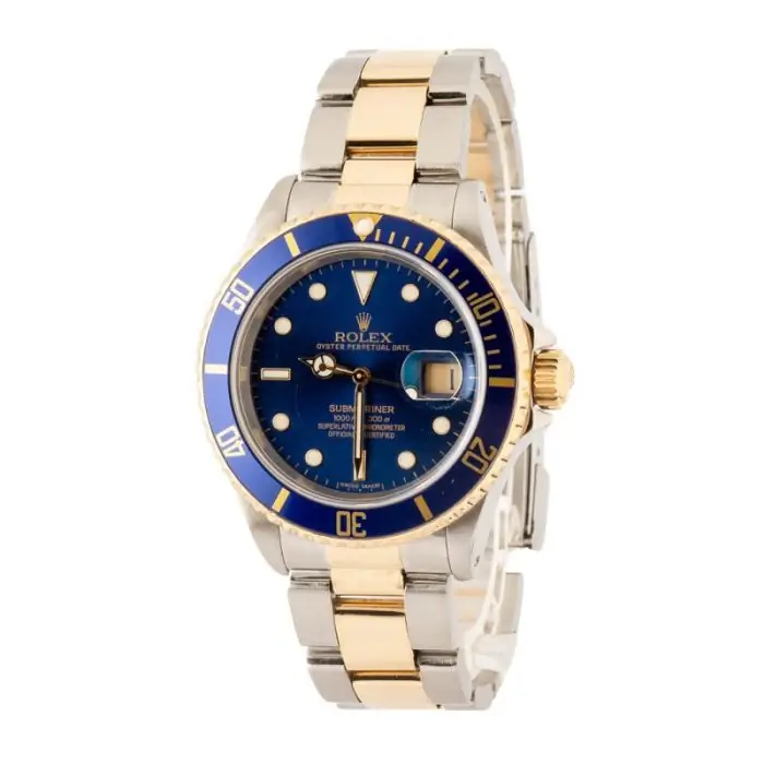 Best Clone Rolex Submariner 16613 Two-Tone Blue Dial 40mm - Image 3