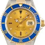 Cheapest Rolex Submariner 16613 Champagne Serti Dial Super Clone