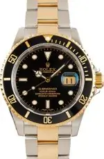 Cheapest Rolex Submariner 16613 Two-Tone Black Dial Super Clone